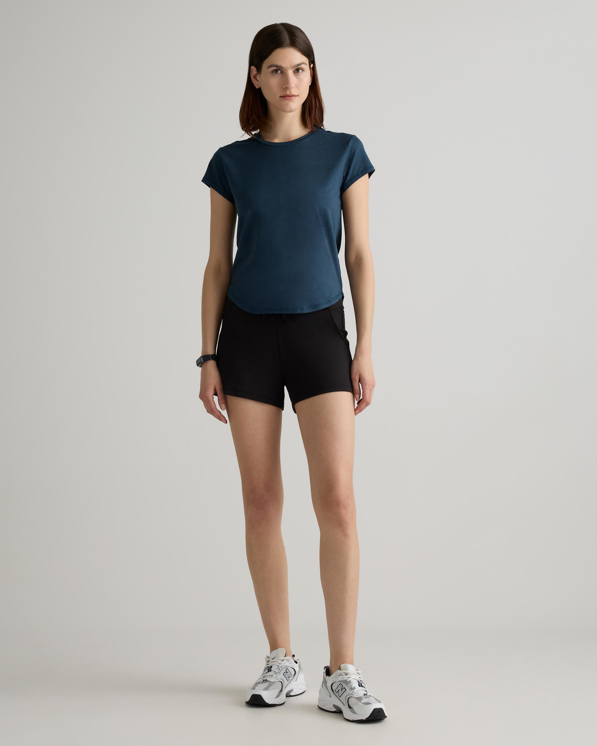 Quince | Women's Super Soft Performance T-Shirt Flowknit Activewear, Size XL, 100% Polyester Product Image