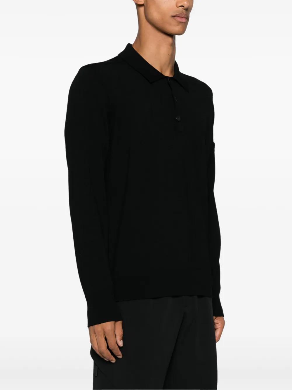 Compass-badge polo shirt Product Image