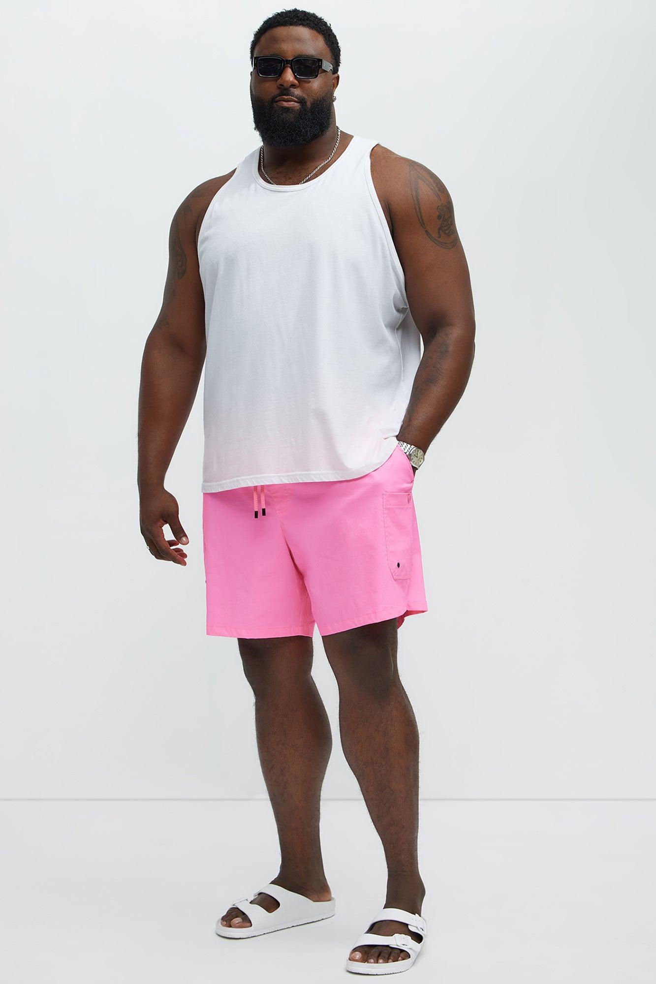 Fortified Pocket Swim Classic Trunk - Pink Product Image