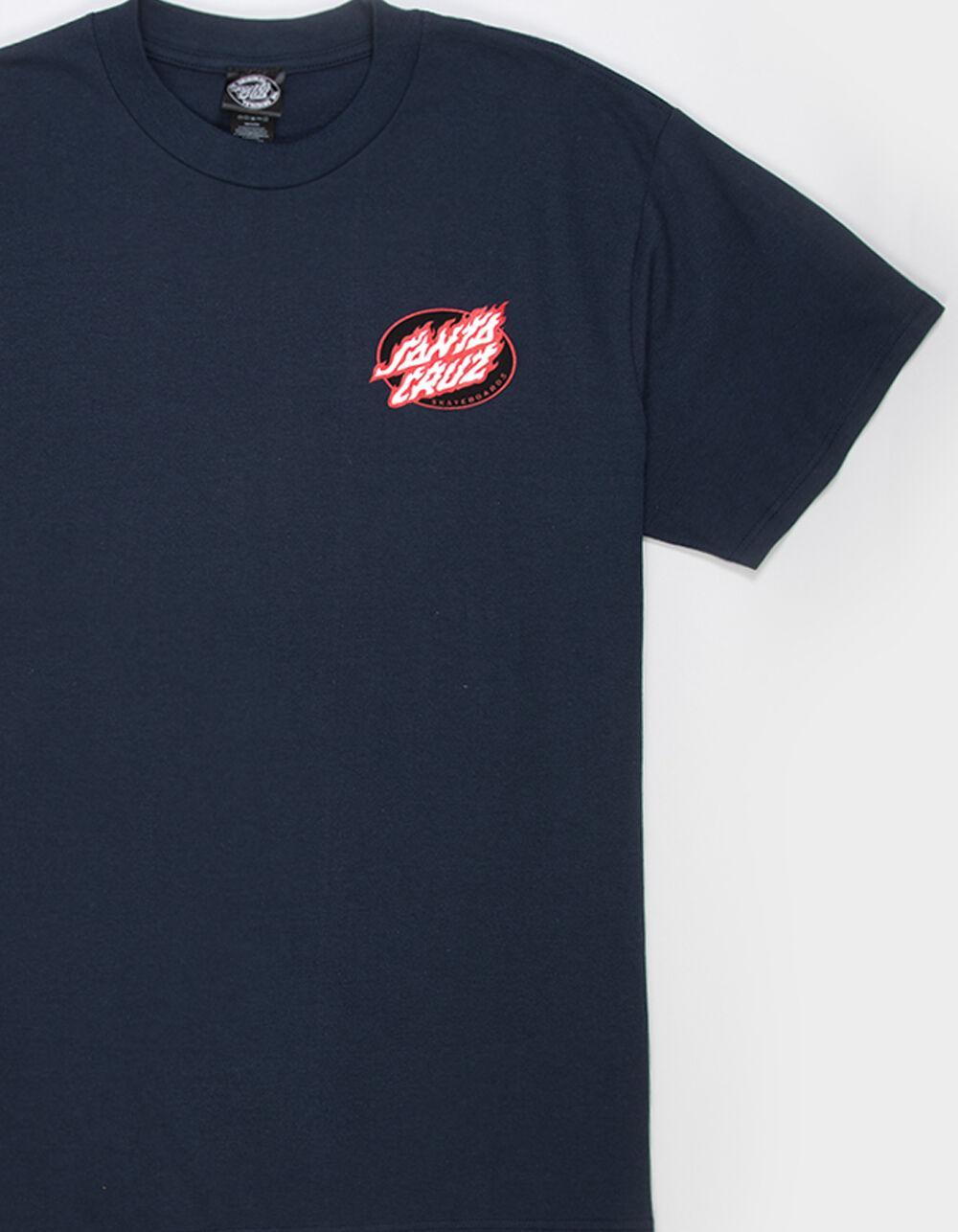 SANTA CRUZ True Oval Flame Dot Mens Tee Product Image
