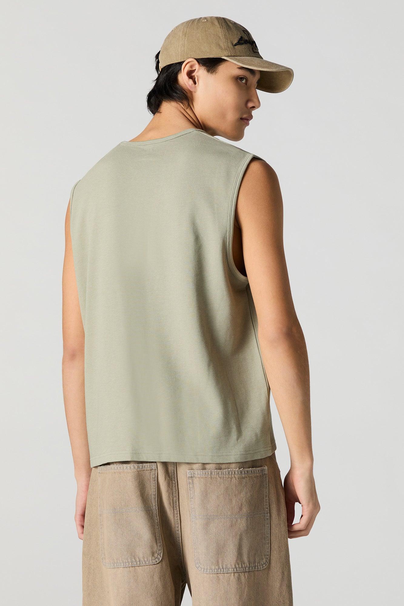 Solid Boxy Tank Male Product Image