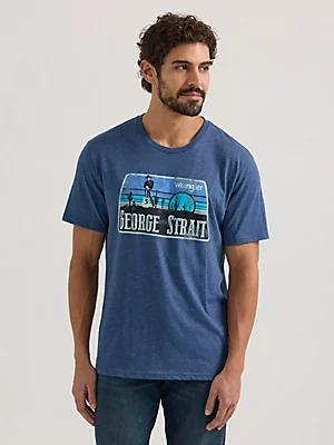 Men's George Strait Short Sleeve Graphic T-Shirt | Men's SHIRTS | Wrangler® Product Image