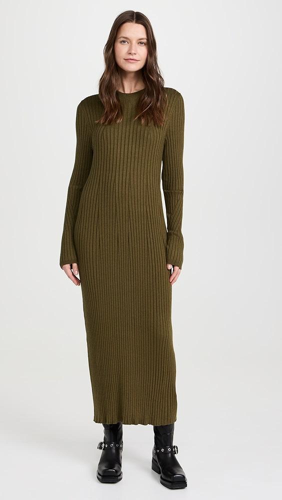 Varley Axel Rib Knit Midi Dress | Shopbop Product Image