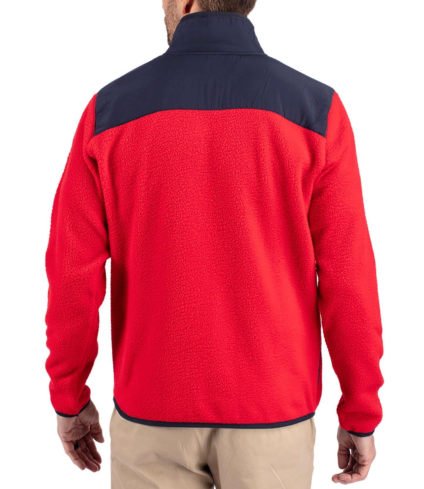 Cutter & Buck Cascade Eco Sherpa Mens Big & Tall Fleece Jacket Product Image