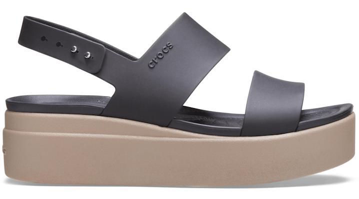 Crocs Womens Brooklyn Low Wedge Platform Sandals Product Image