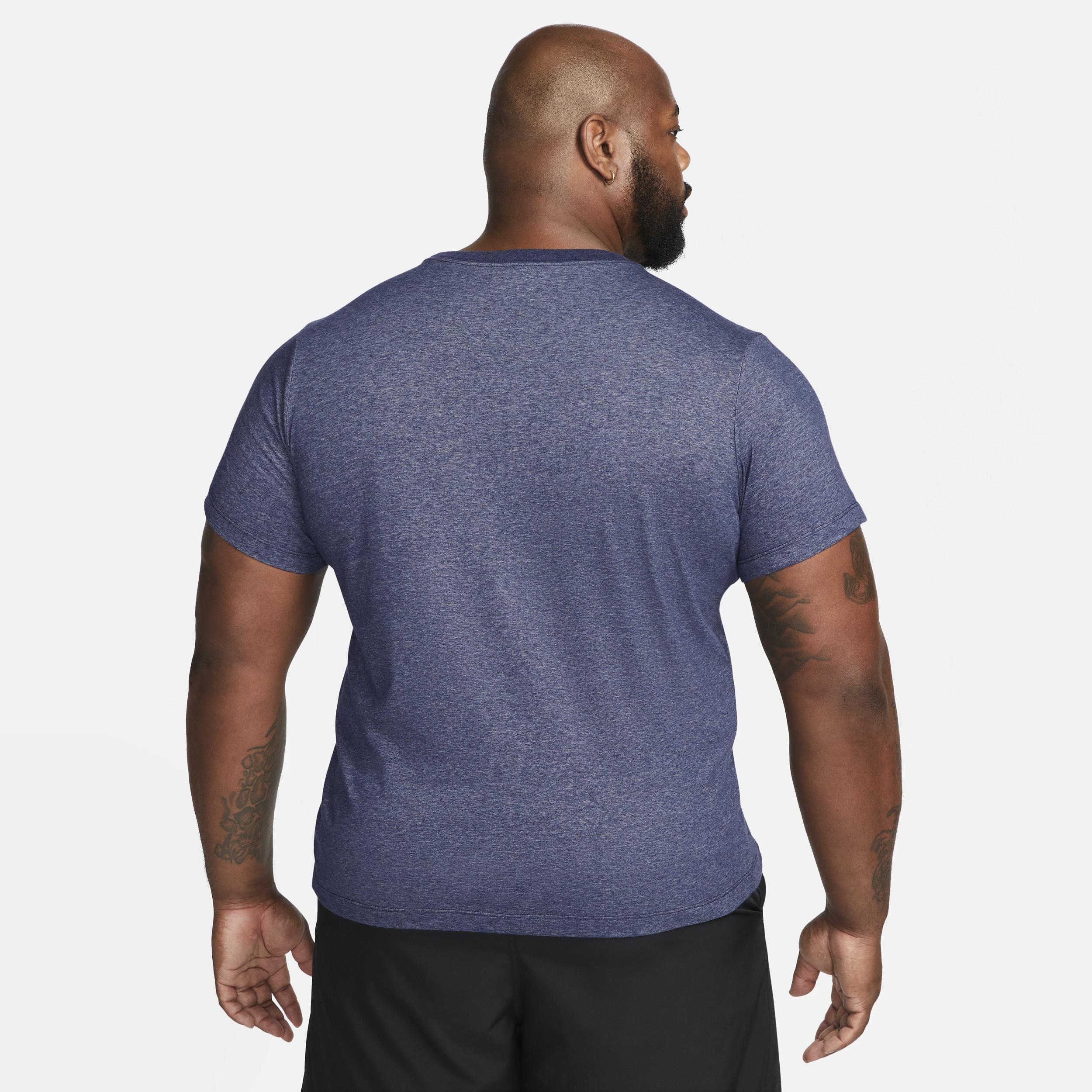 Men's Nike Dri-FIT Training Tee, Size: Small, Obsidian Grey Product Image