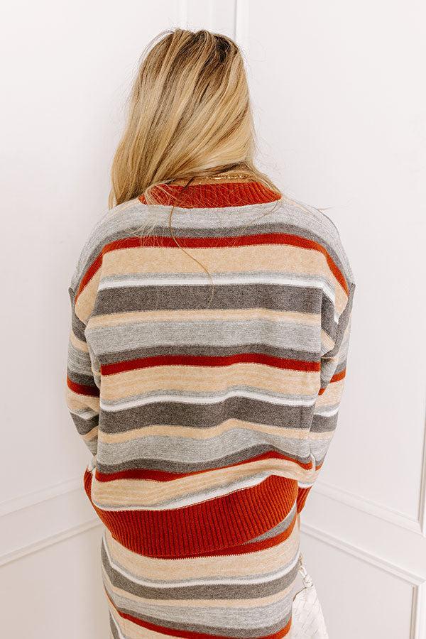 Mulled Wine Stripe Sweater Product Image