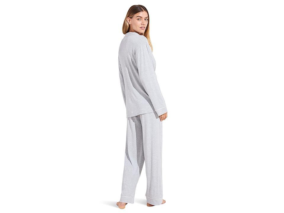 Eberjey Gisele Long Pj Set Forest Green/Ivory XS Product Image