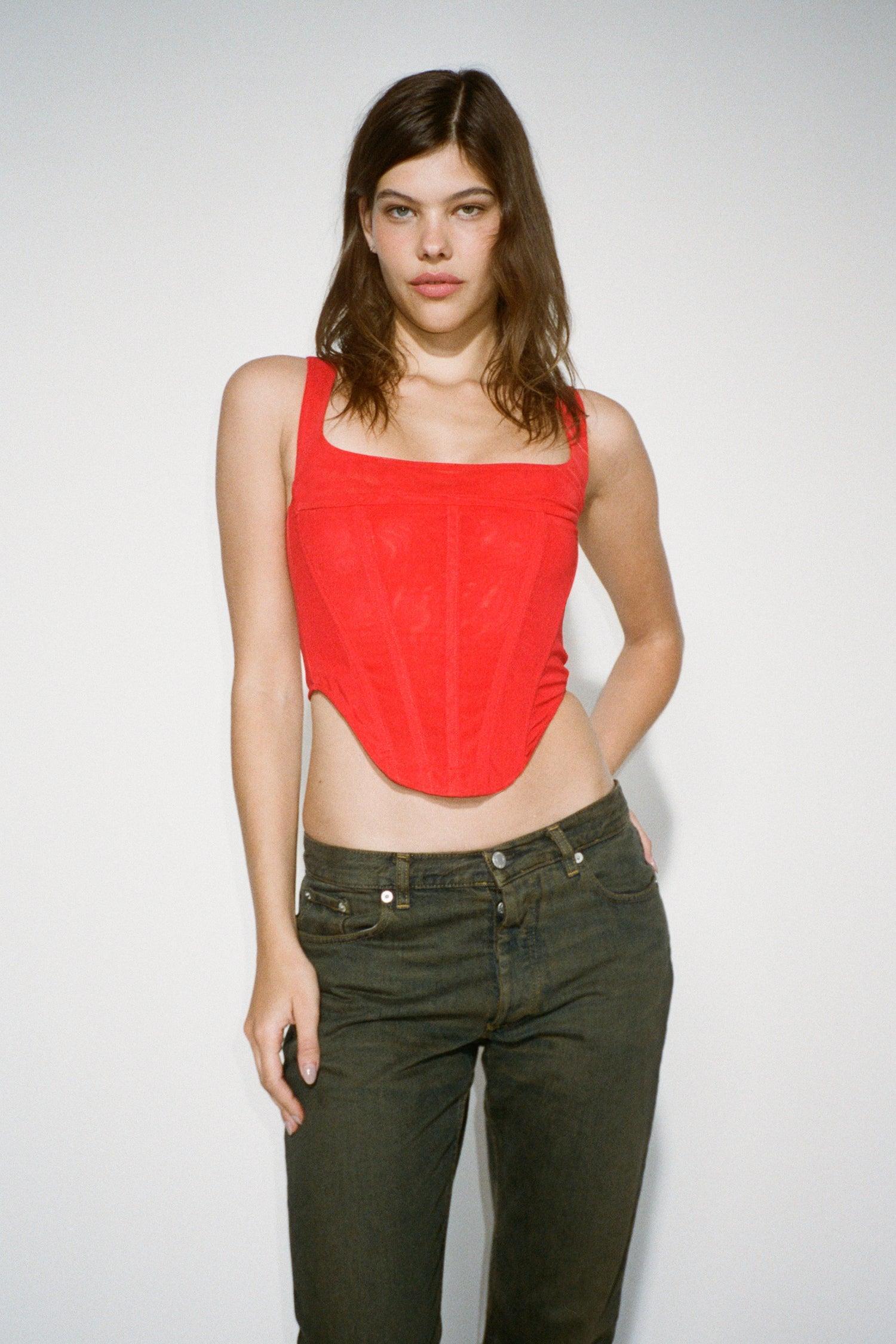 CAMPBELL CORSET - SCARLET Product Image