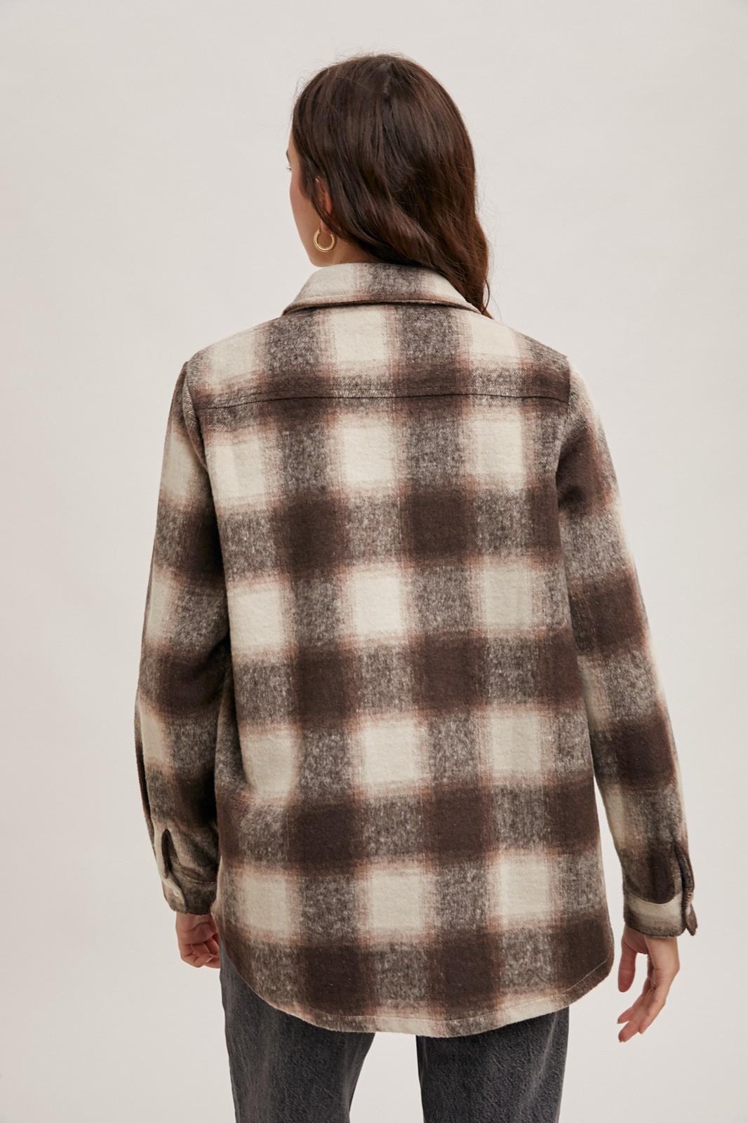 Chloe Flannel Shacket Product Image