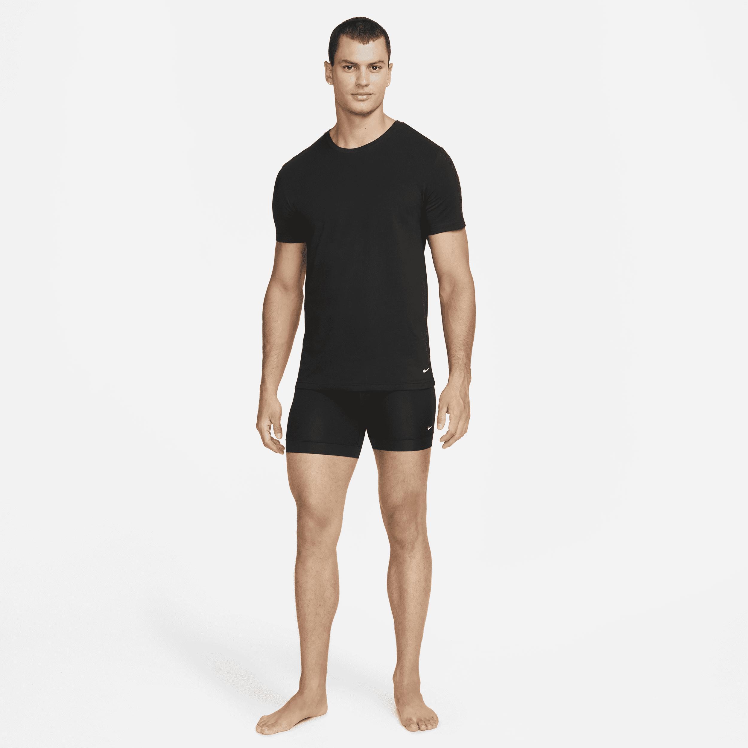Men's Nike Dri-FIT Essential Cotton Stretch 2-Pack Crewneck Undershirt, Size: XXL, White Product Image