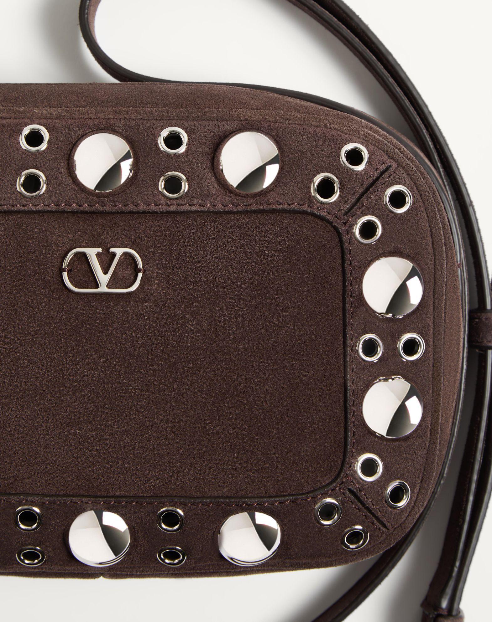 Valentino Garavani Nellcôte Suede Shoulder Bag Product Image