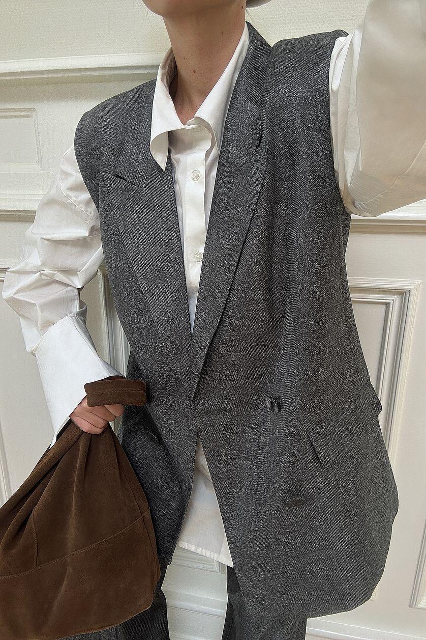 Sleeveless Oversized Vest Product Image
