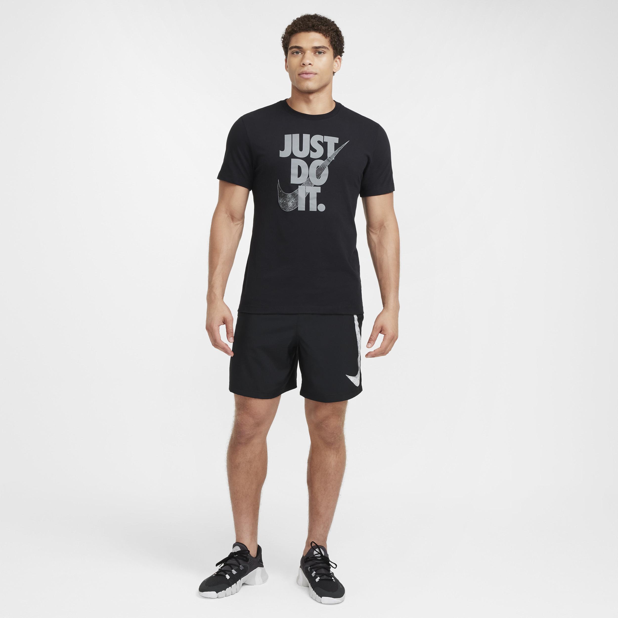Men's Nike Dri-FIT Fitness Tee, Size: Small, Black Product Image