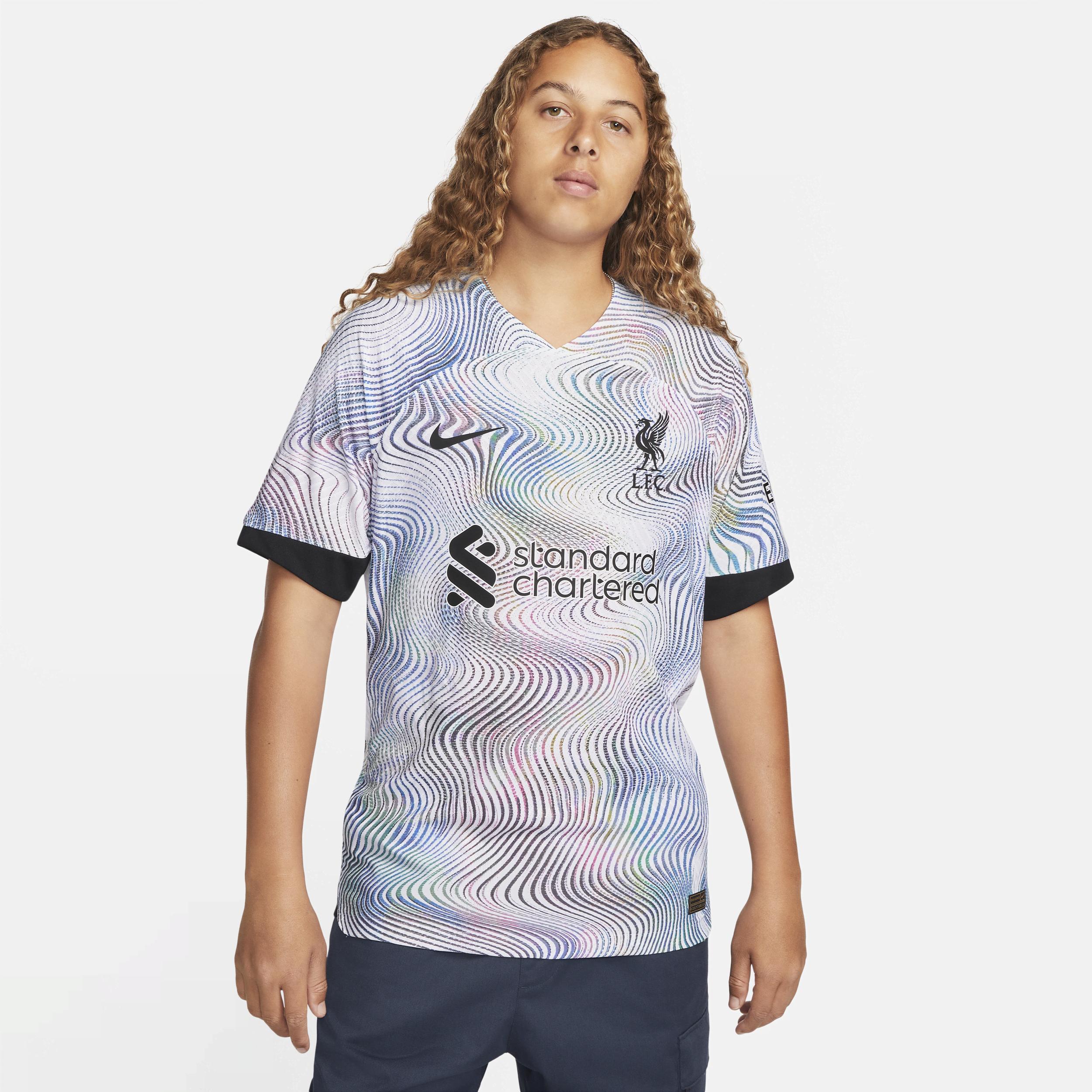 Mens Nike White Liverpool 2022/23 Away Vapor Match Authentic Jersey - White Product Image