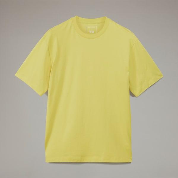 adidas Y-3 Regular Short Sleeve Tee Pure Sulfur XS Unisex Product Image