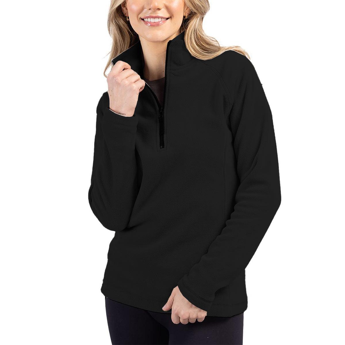 Cutter & Buck Clique Summit Performance Fleece Half Zip Women's Pullover Jacket Product Image