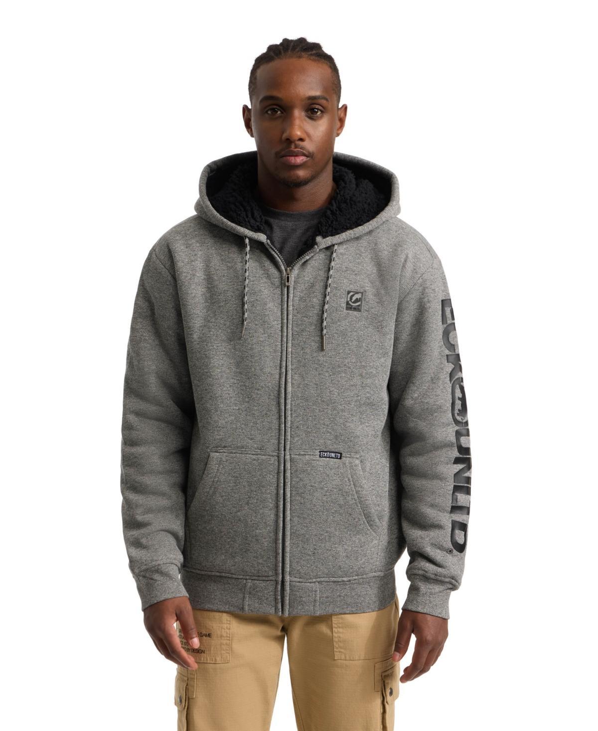 Ecko Unltd. Men's One Hit faux shearling Hoodie in Olive at Nordstrom, Size X-Large Product Image