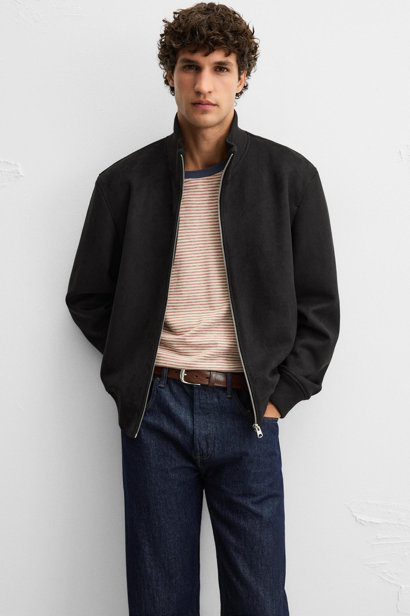 FAUX SUEDE JACKET Product Image