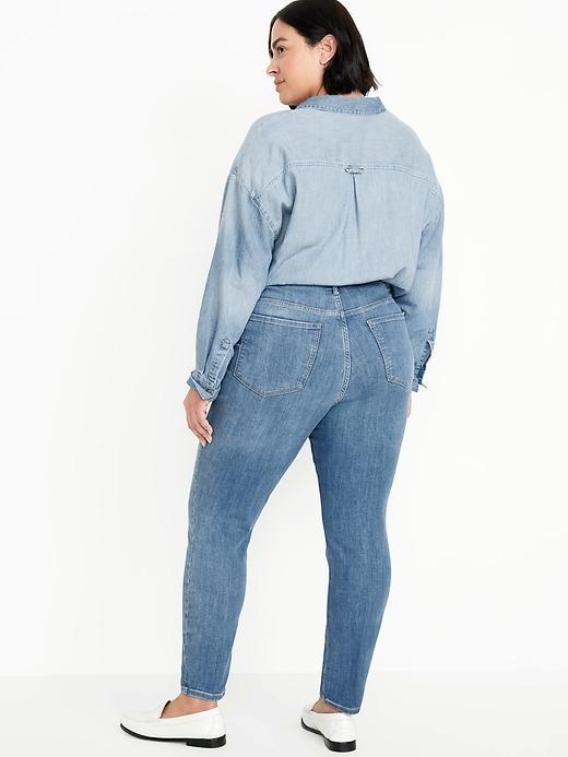 High-Waisted Rockstar Super-Skinny Jeans Product Image