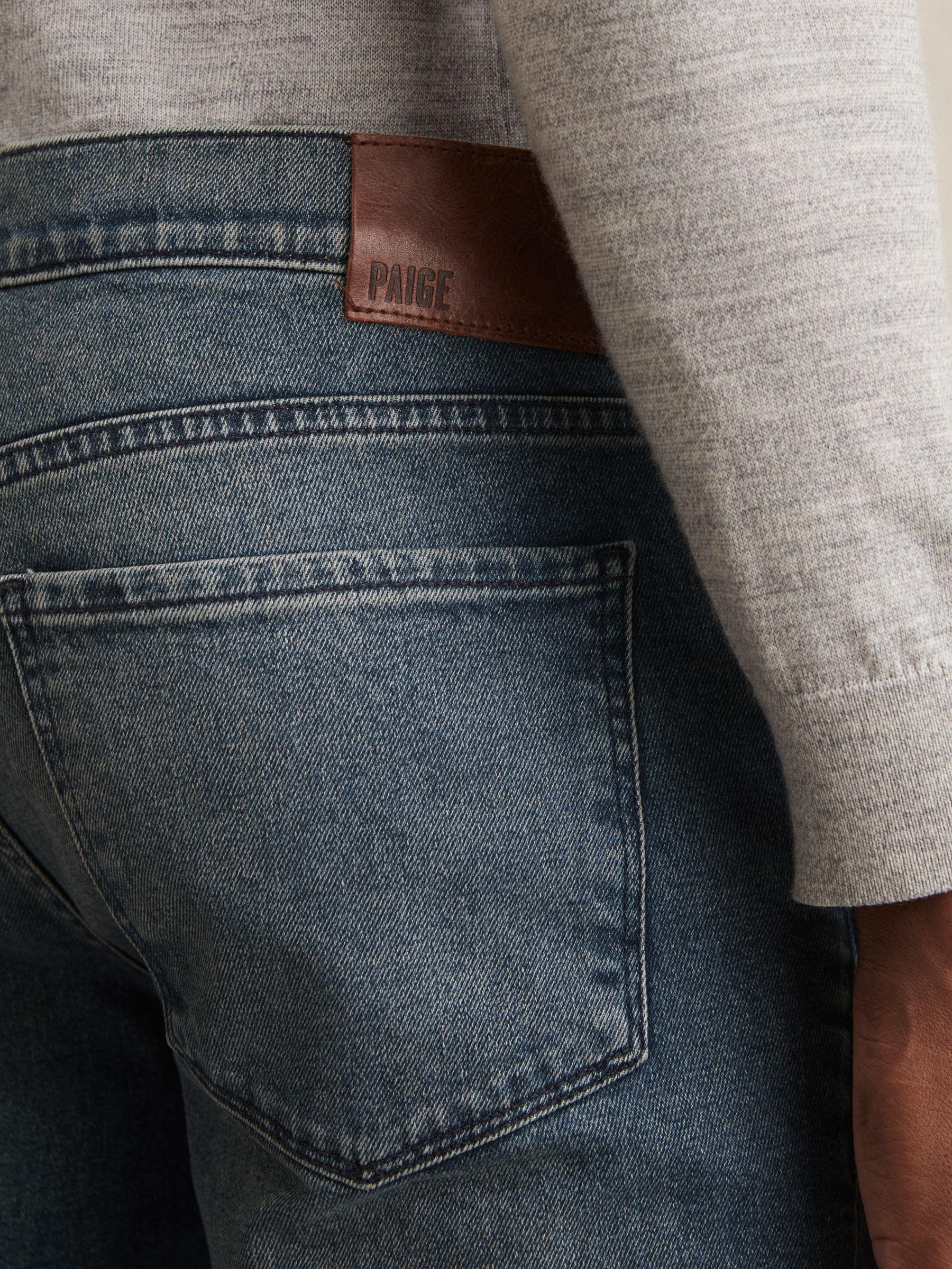 Paige Slim-Leg Jeans in Mid Blue Wash Product Image