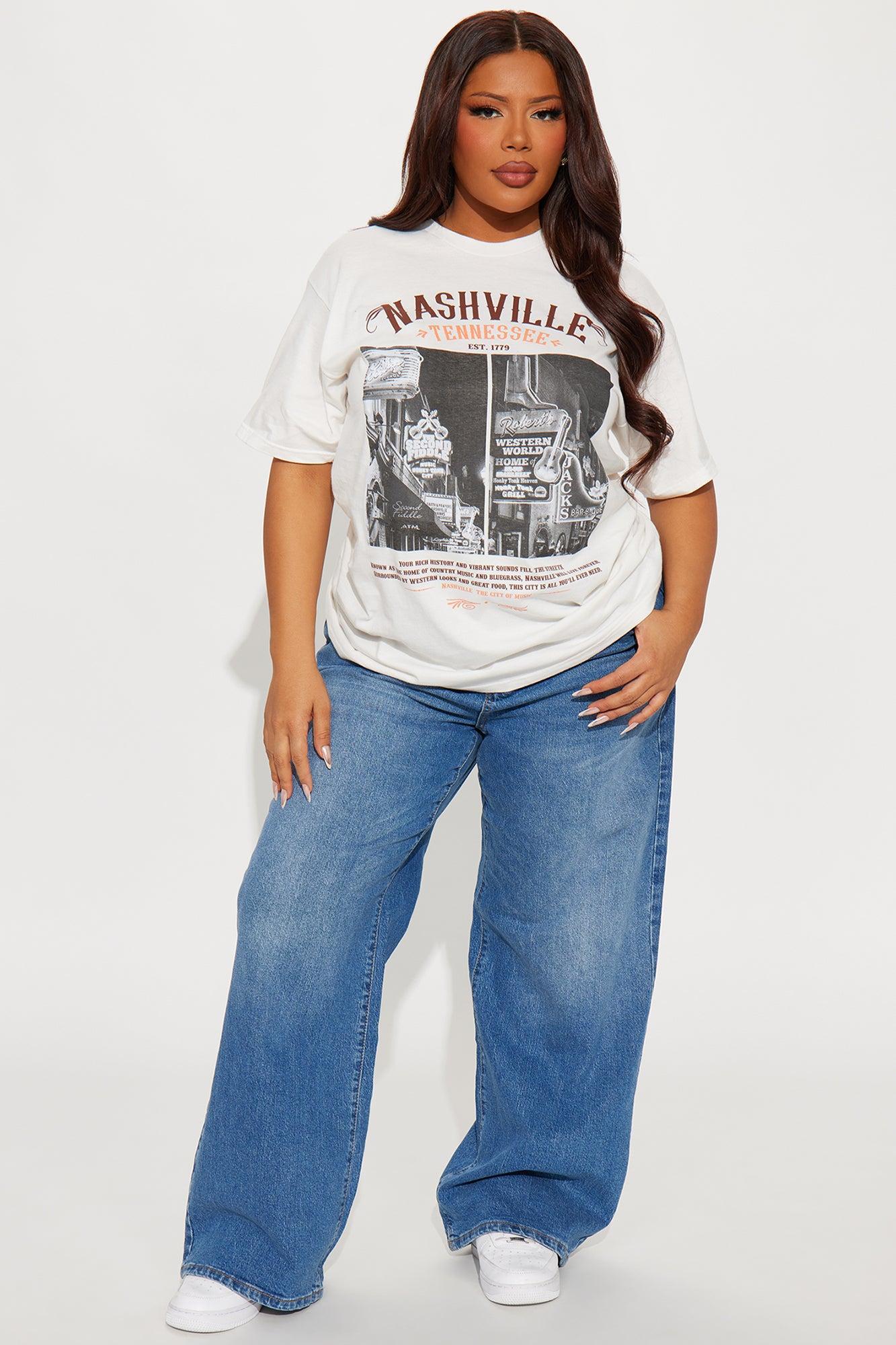 Western World Nashville Graphic Tee - Beige Product Image