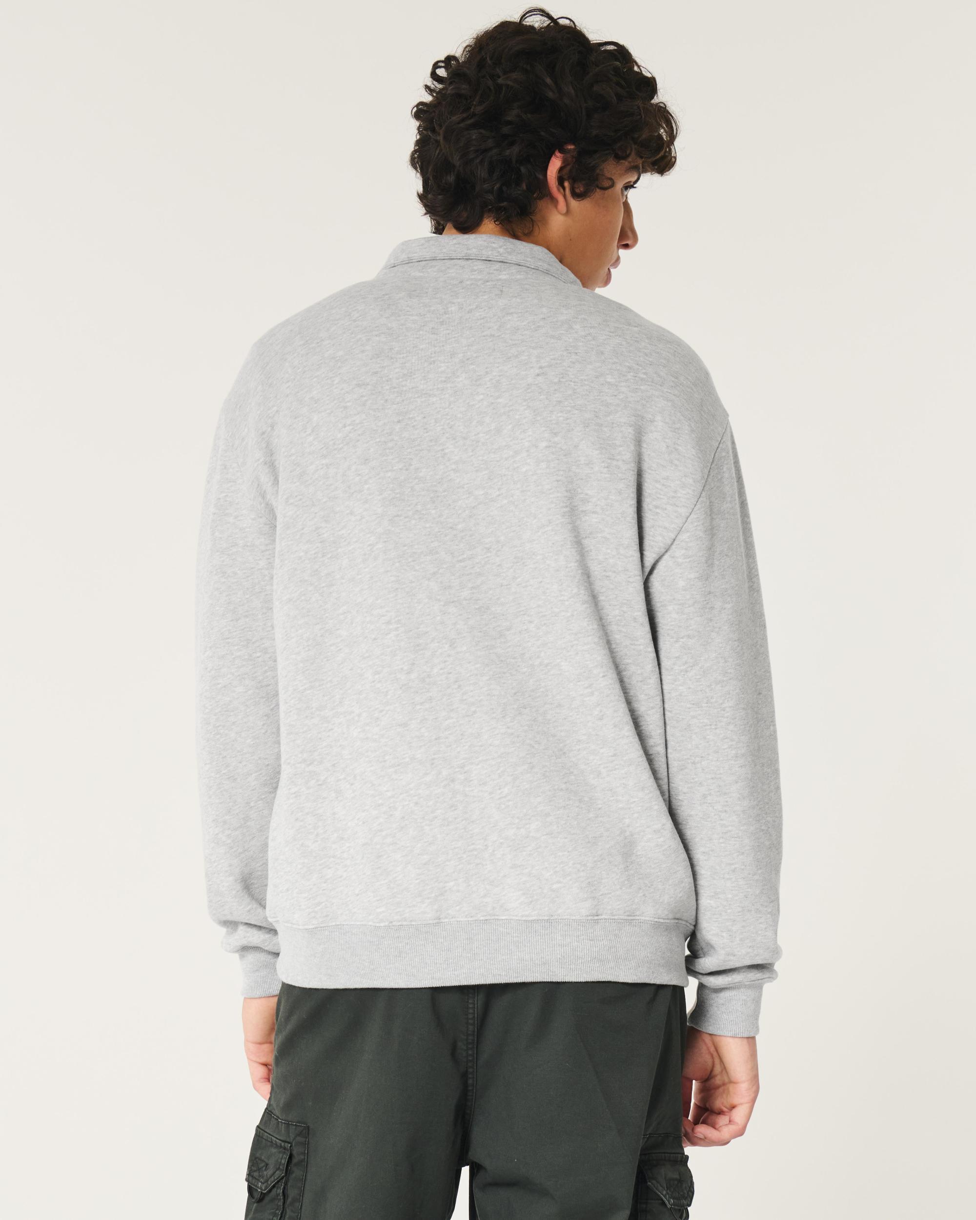Relaxed Half-Zip Logo Sweatshirt Product Image