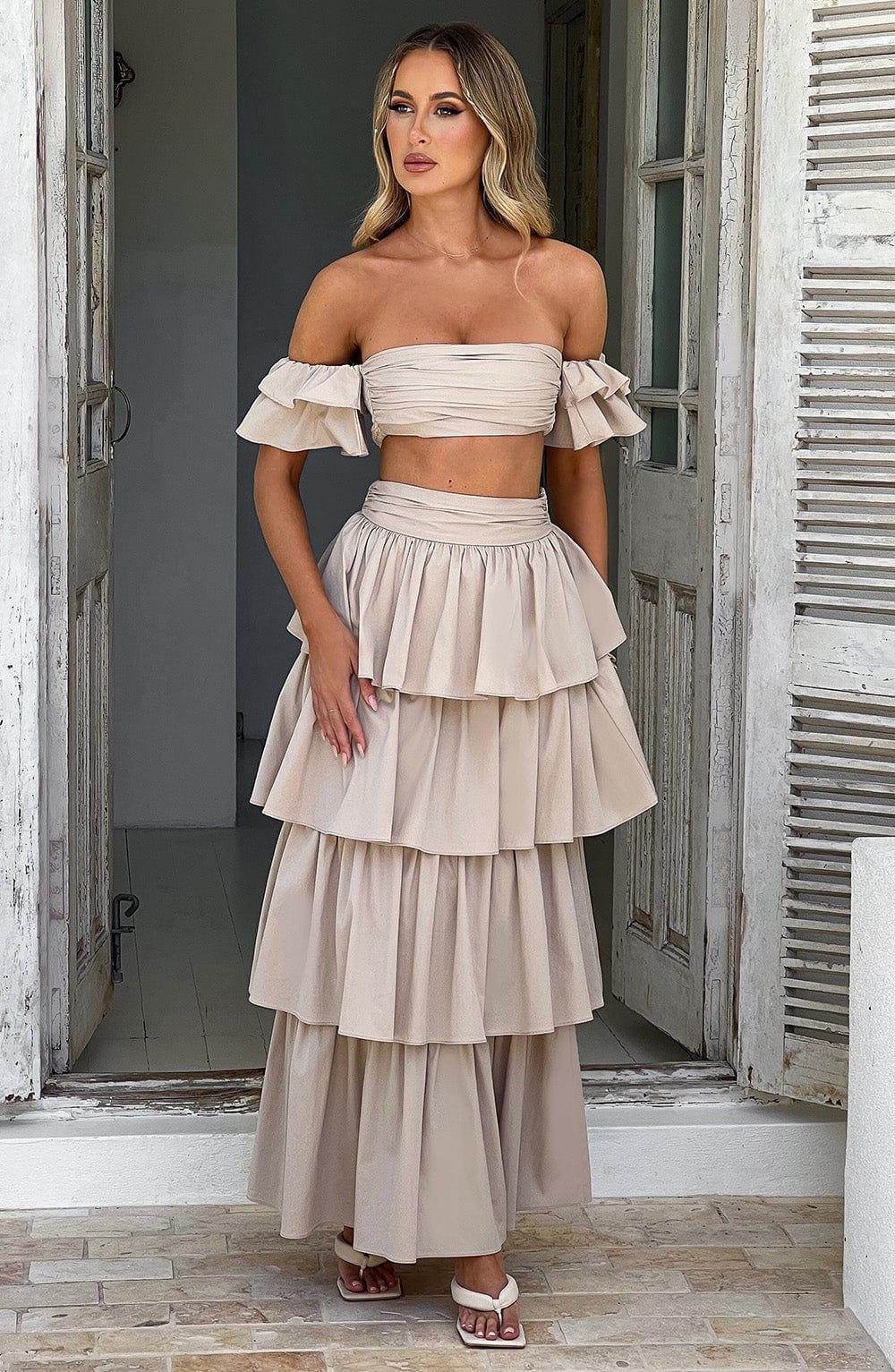 Joy Top - Beige Product Image