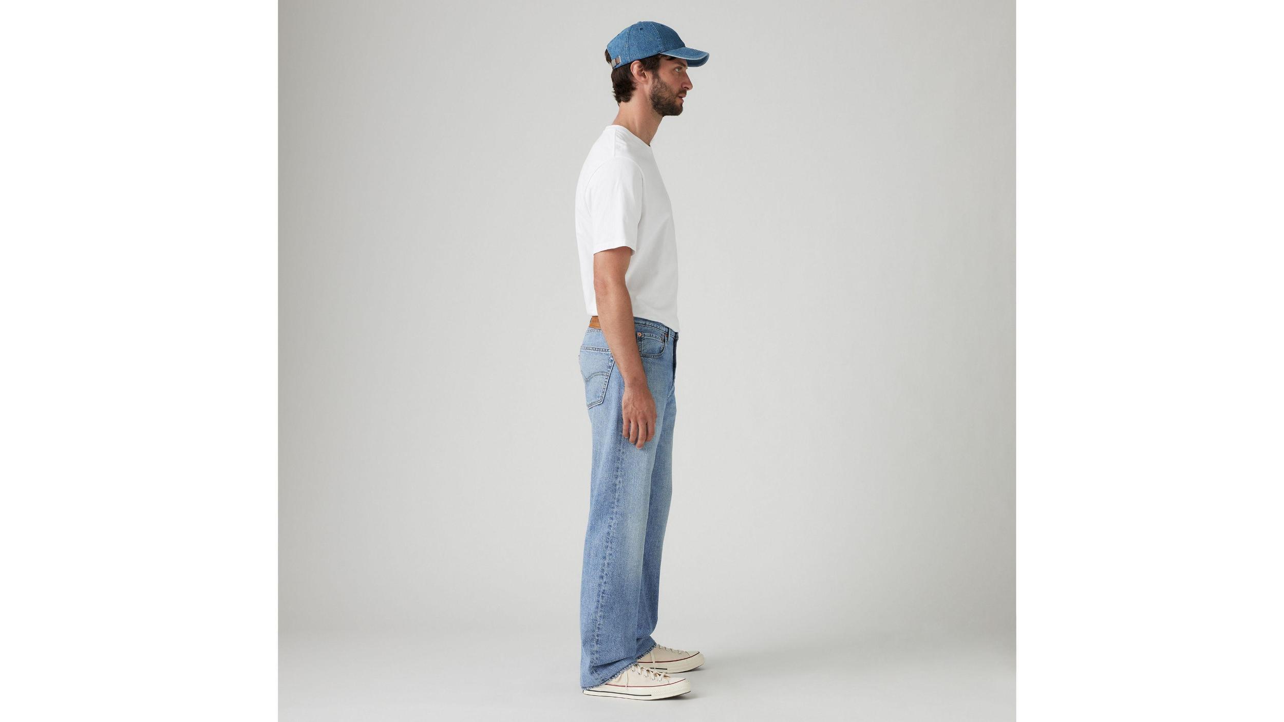 555™ Relaxed Straight Linen+ Denim Men's Jeans Product Image