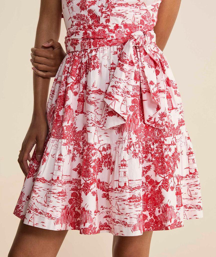 Tie-Waist Tiered Dress Product Image