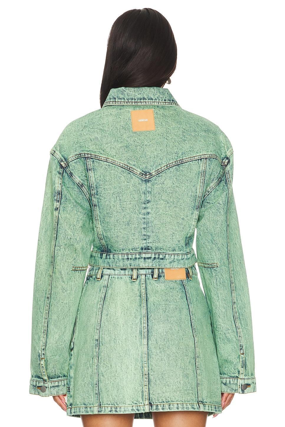 Cropped Mercer Jean Jacket AKNVAS Product Image