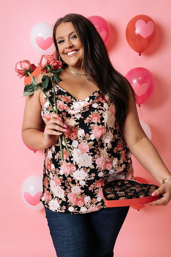 Venice Love Floral Shift Tank Curves Product Image