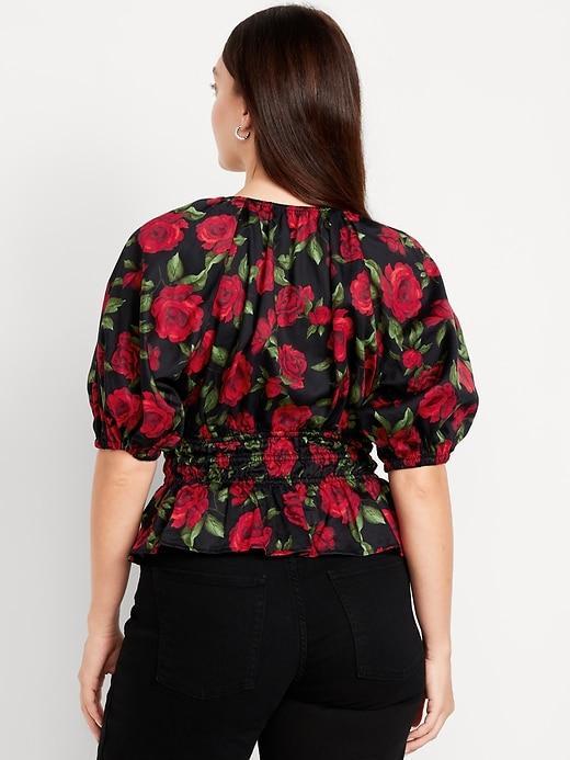 Puff-Sleeve Top Product Image