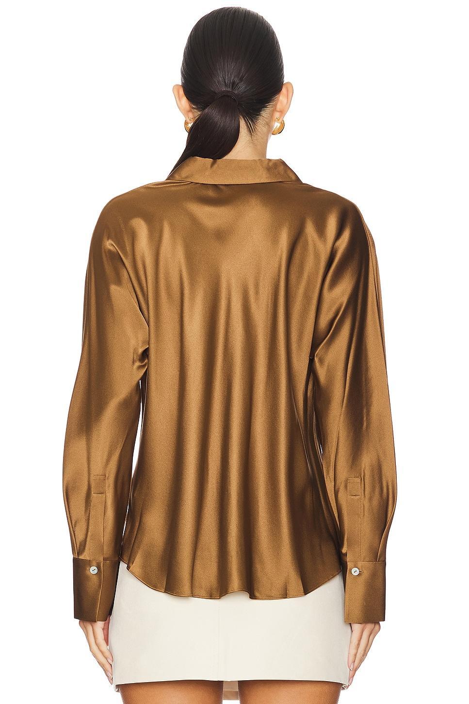 Bias Long Sleeve Blouse Vince Product Image