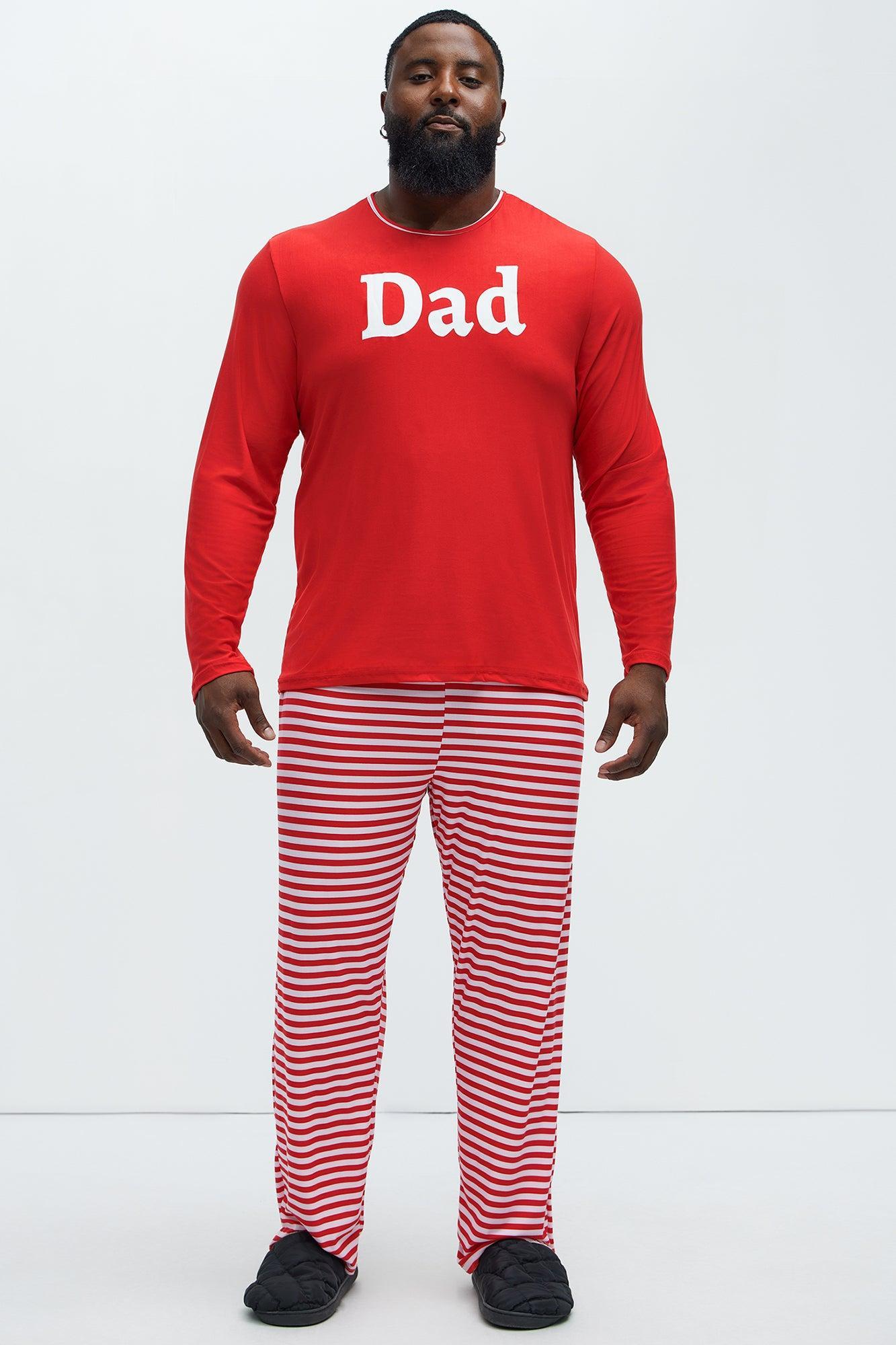 Be Merry Holiday PJ Set - Red/White Product Image