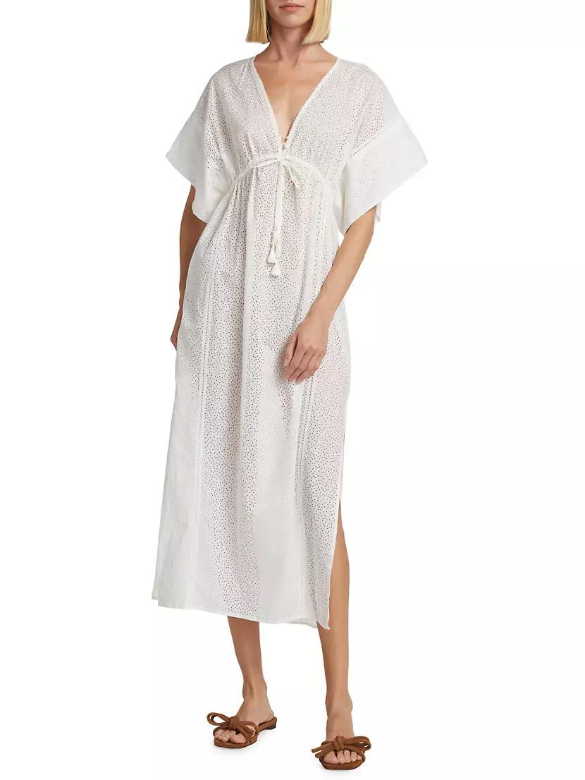 Amaya Cotton Laser-Cut Kaftan Product Image