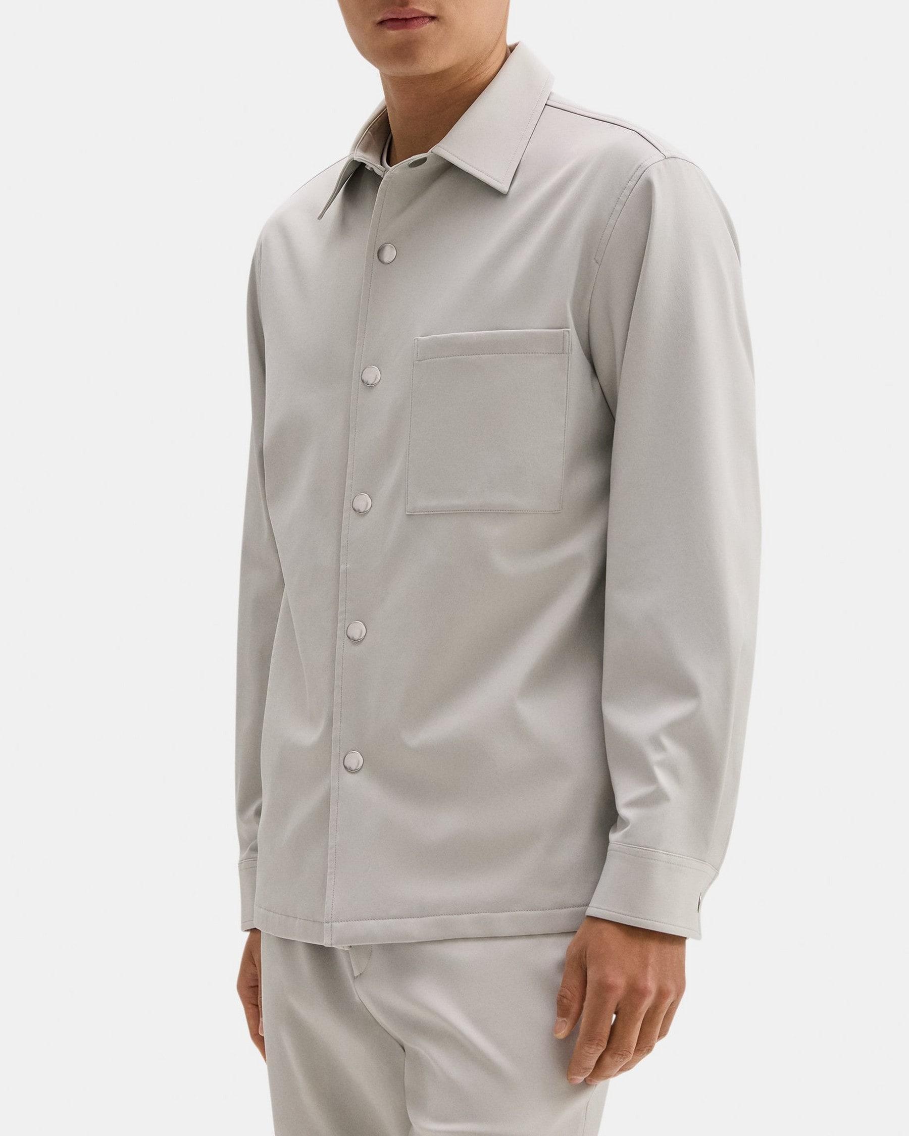 Shirt Jacket in Stretch Twill Product Image