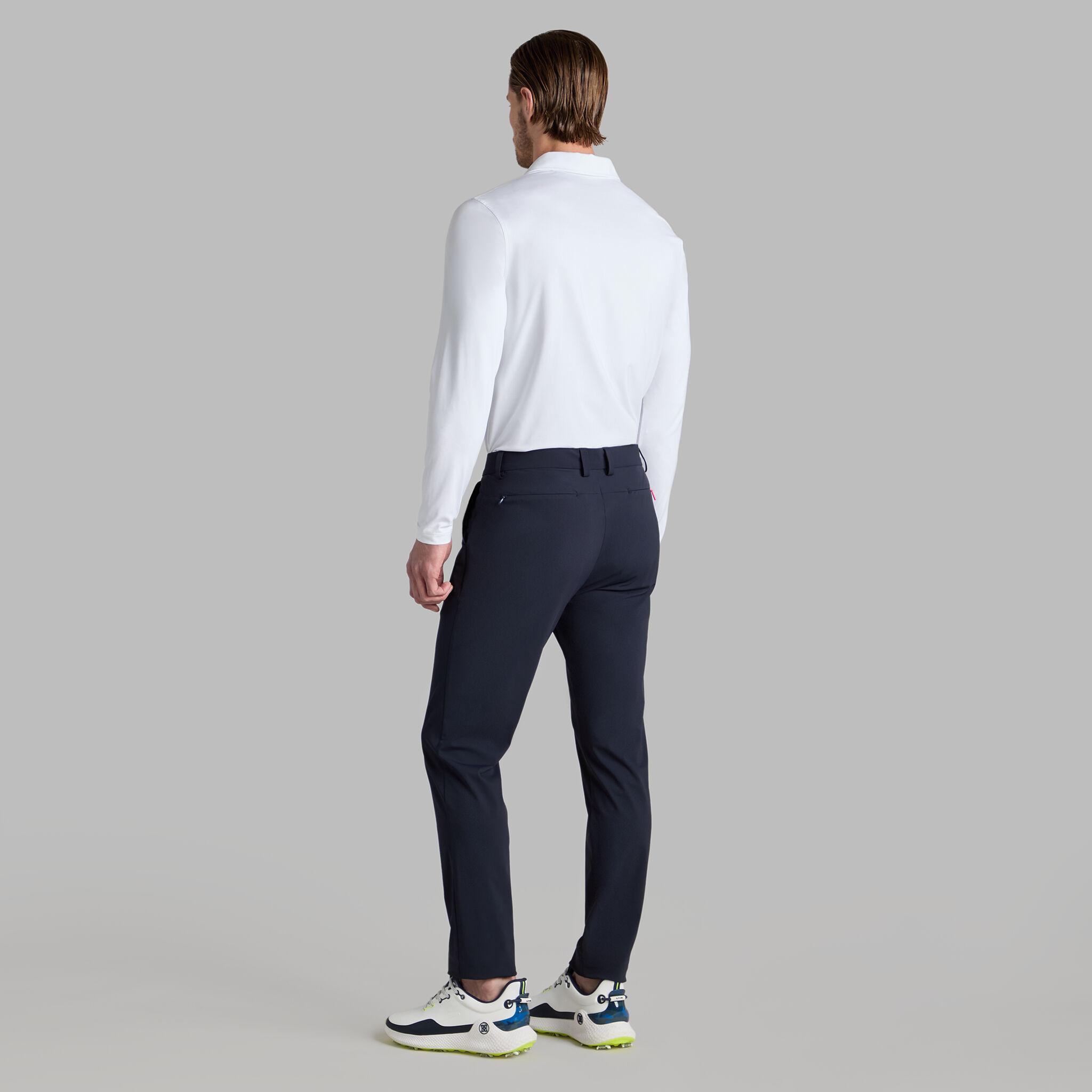 MÉLANGE ICE NYLON LONG SLEEVE POLO Product Image