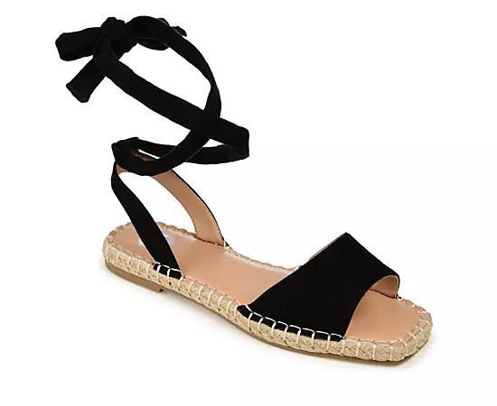 Journee Emelie Womens Espadrille Sandals Purple Product Image