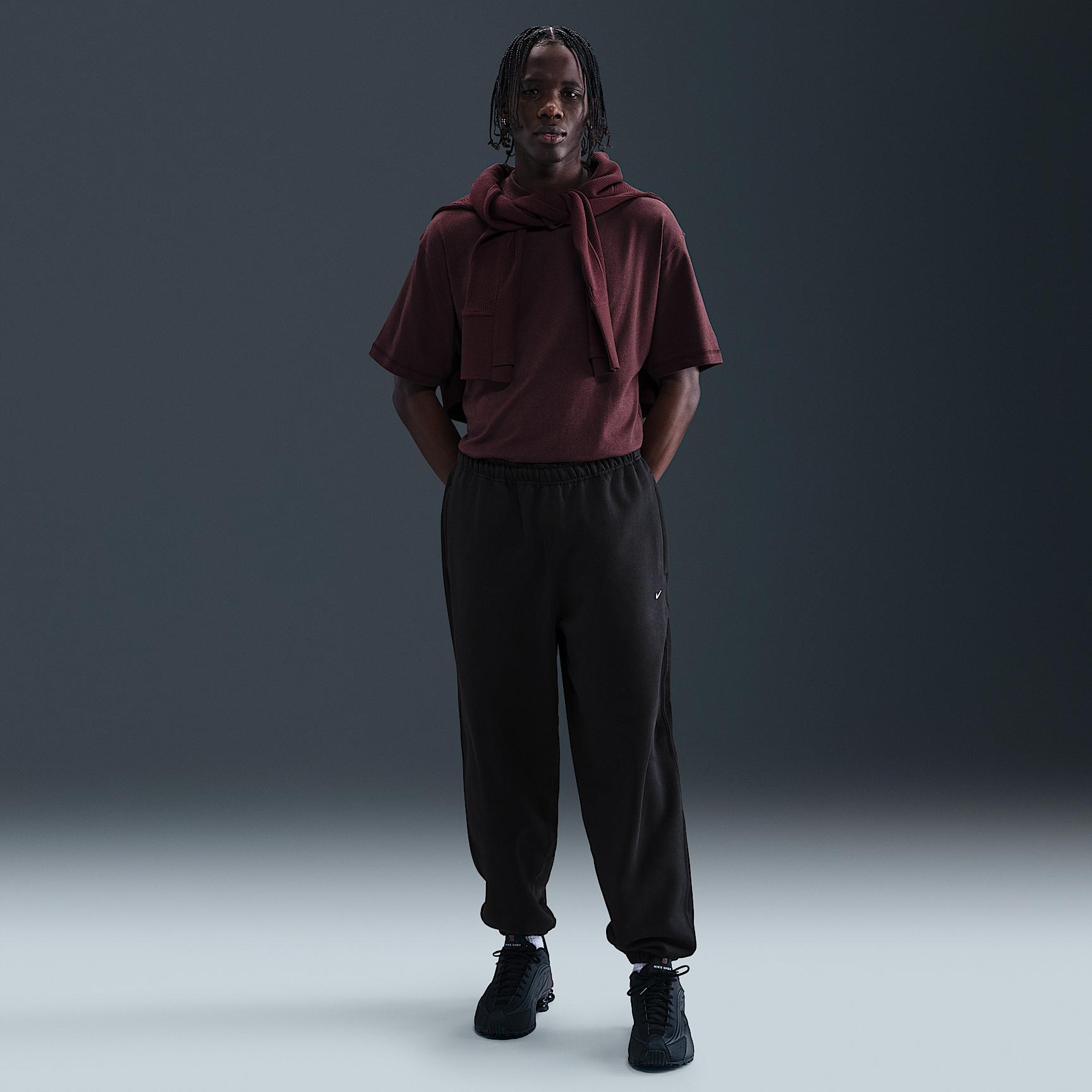 Nike Men's Solo Swoosh Cuffed Fleece Pants Product Image