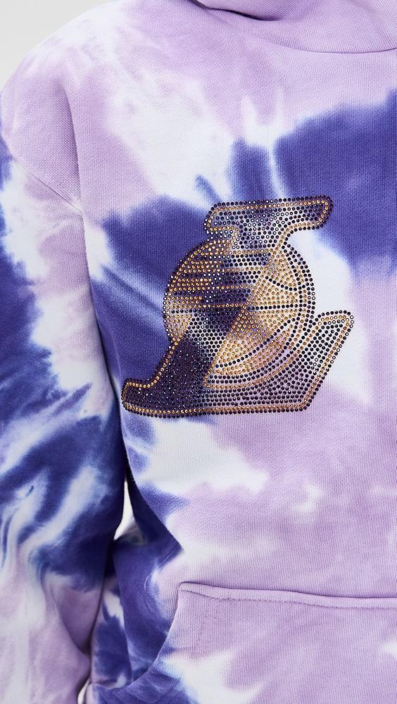 DANNIJOPRO Los Angeles Lakers Tie Dye Hoodie | Shopbop Product Image