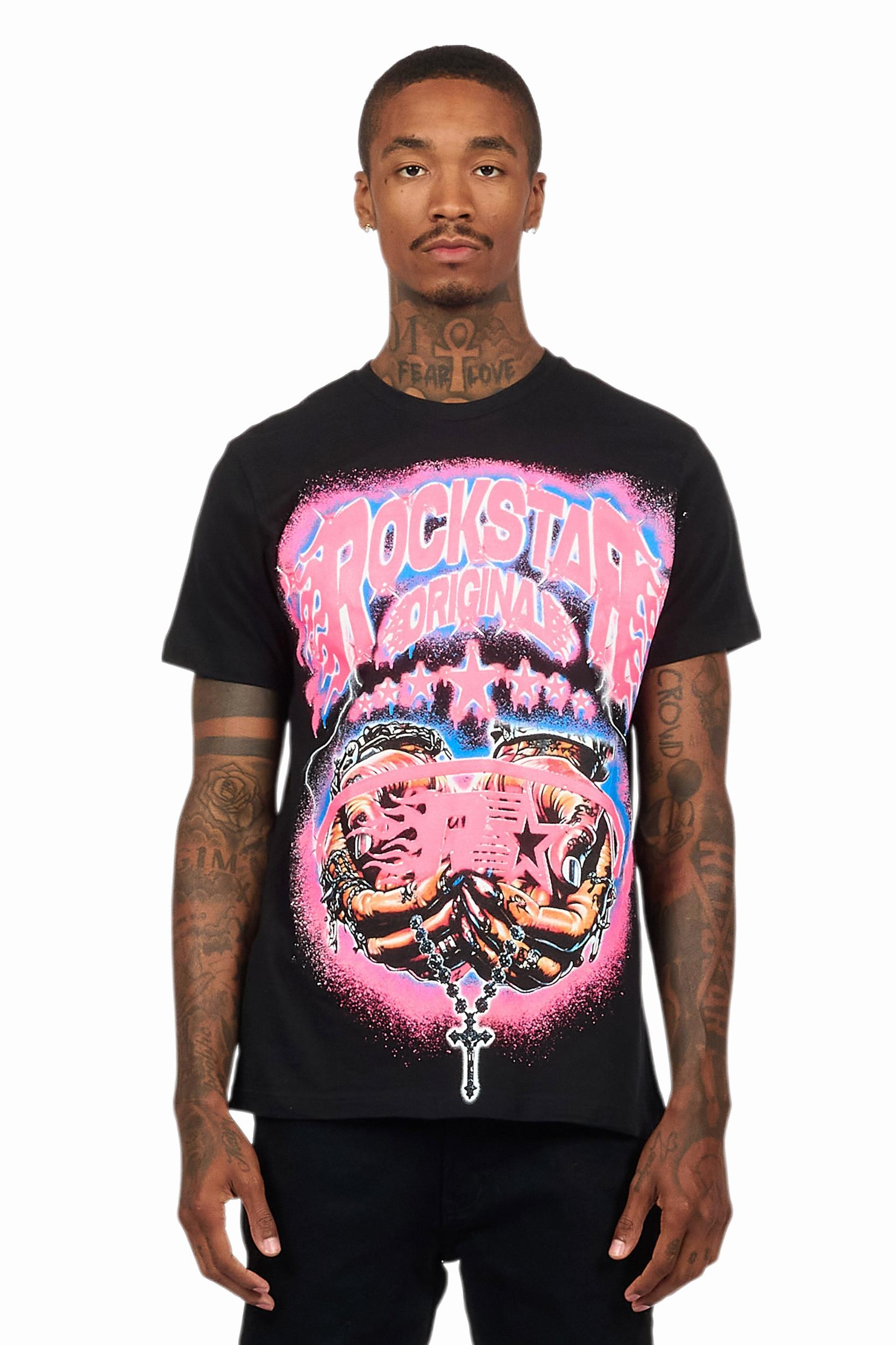 Cairo Black Graphic T-Shirt Male Product Image