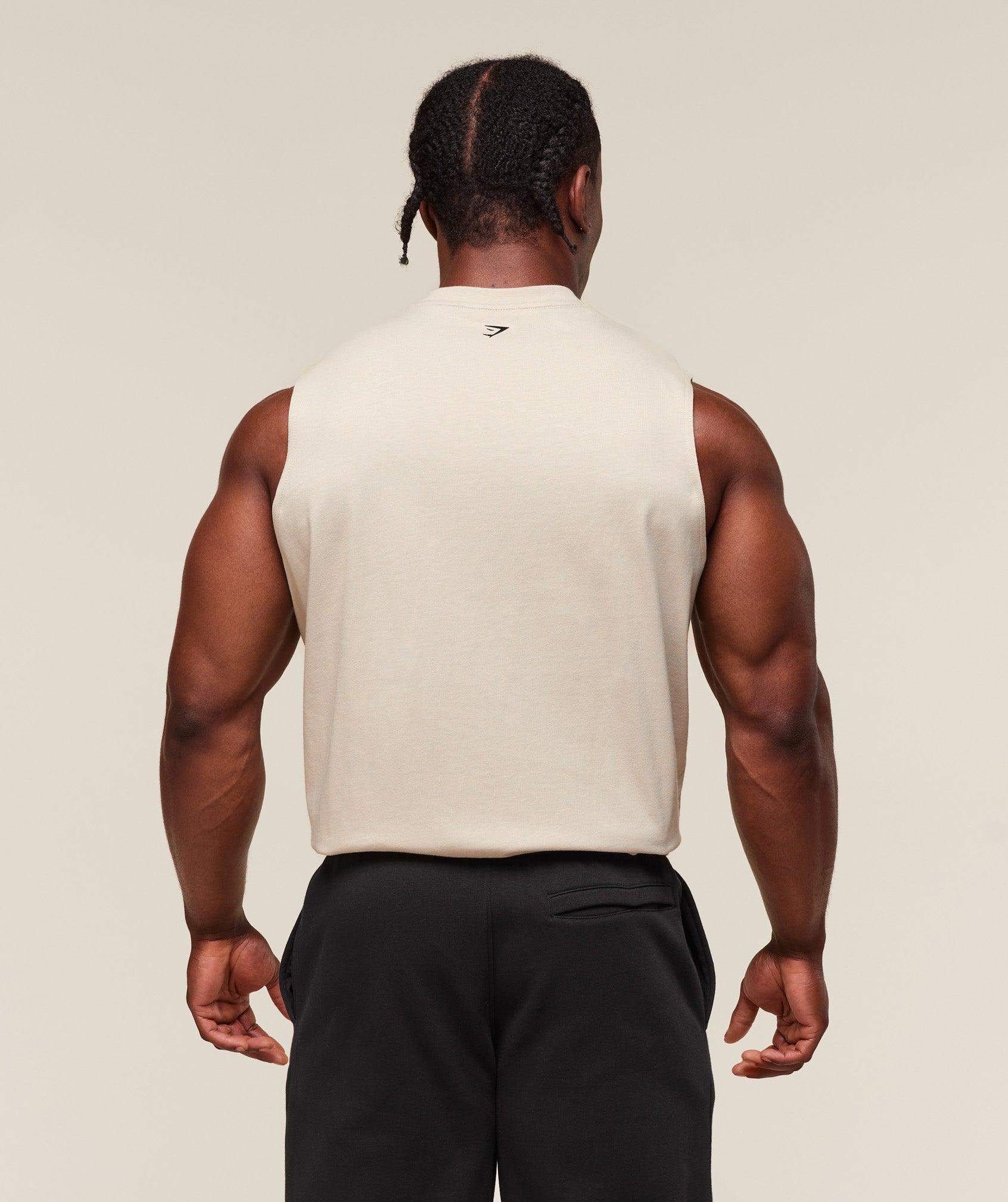 Gymshark We Do Gym Tank - Pebble Grey Male Product Image