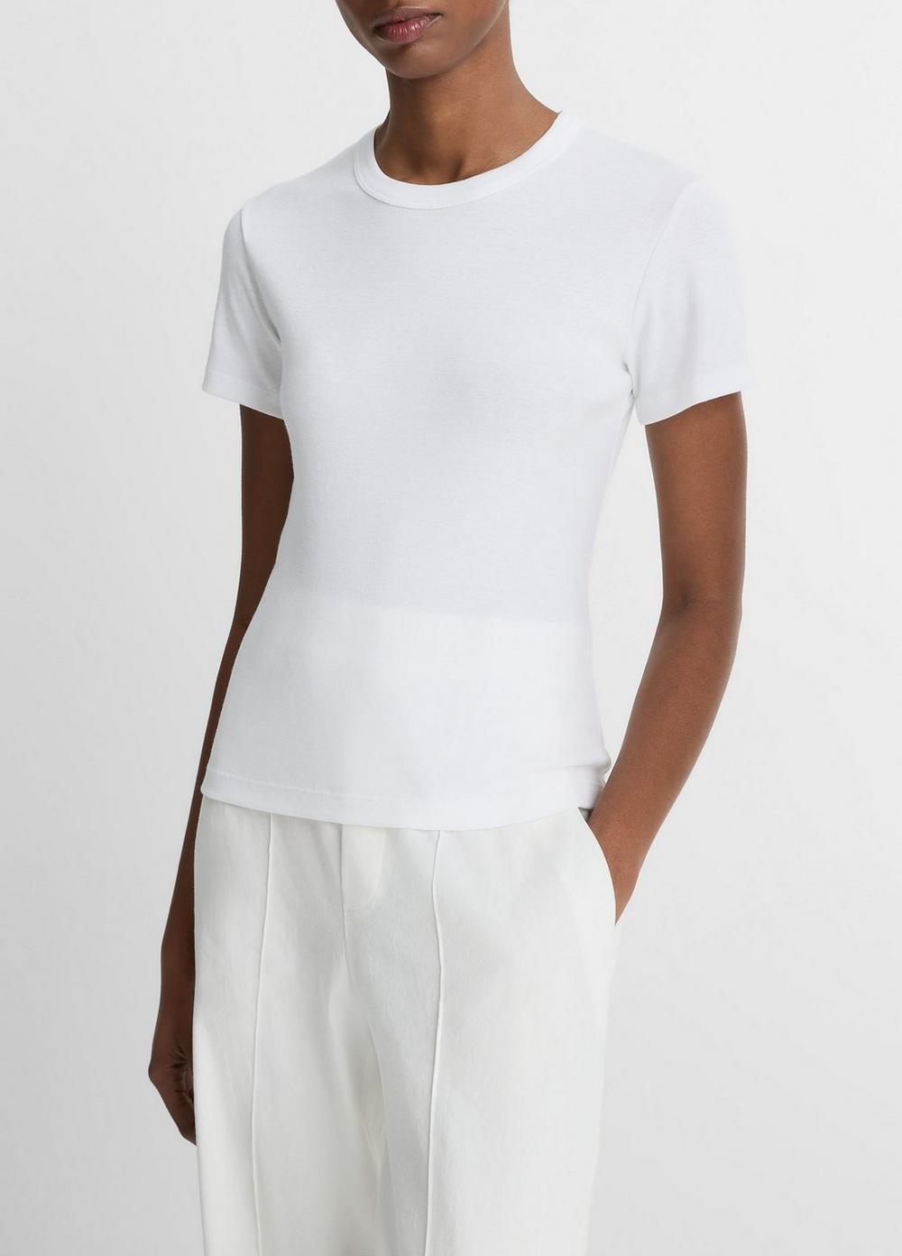 Pima Cotton-Blend '90s Shrunken T-Shirt Product Image