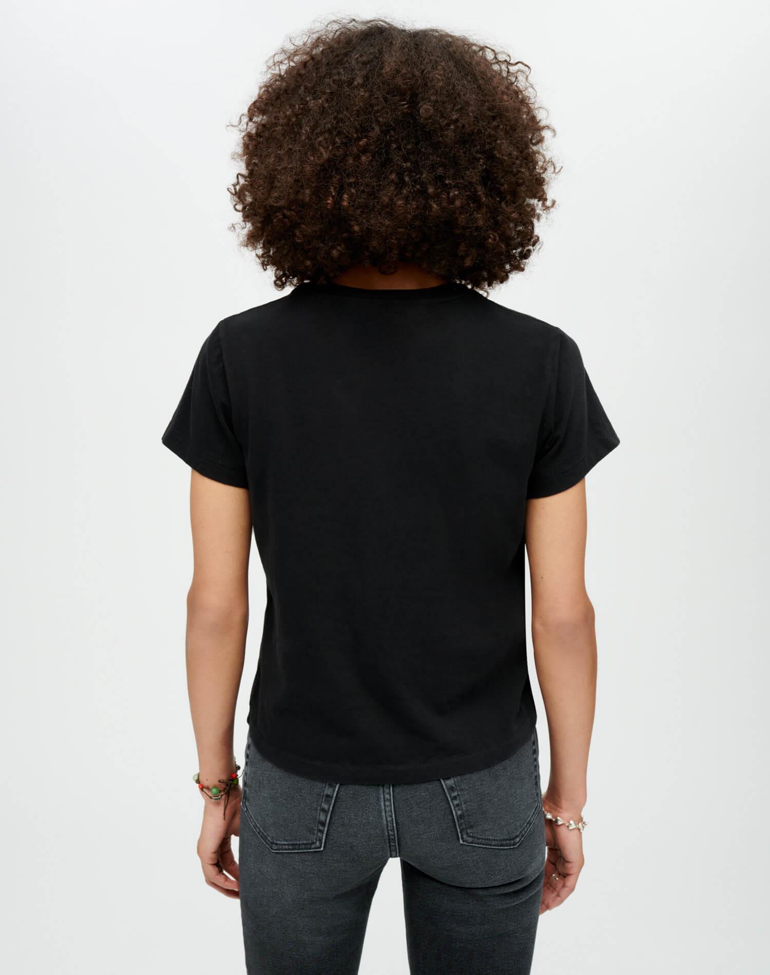 Hanes Classic Tee - Black Female Product Image