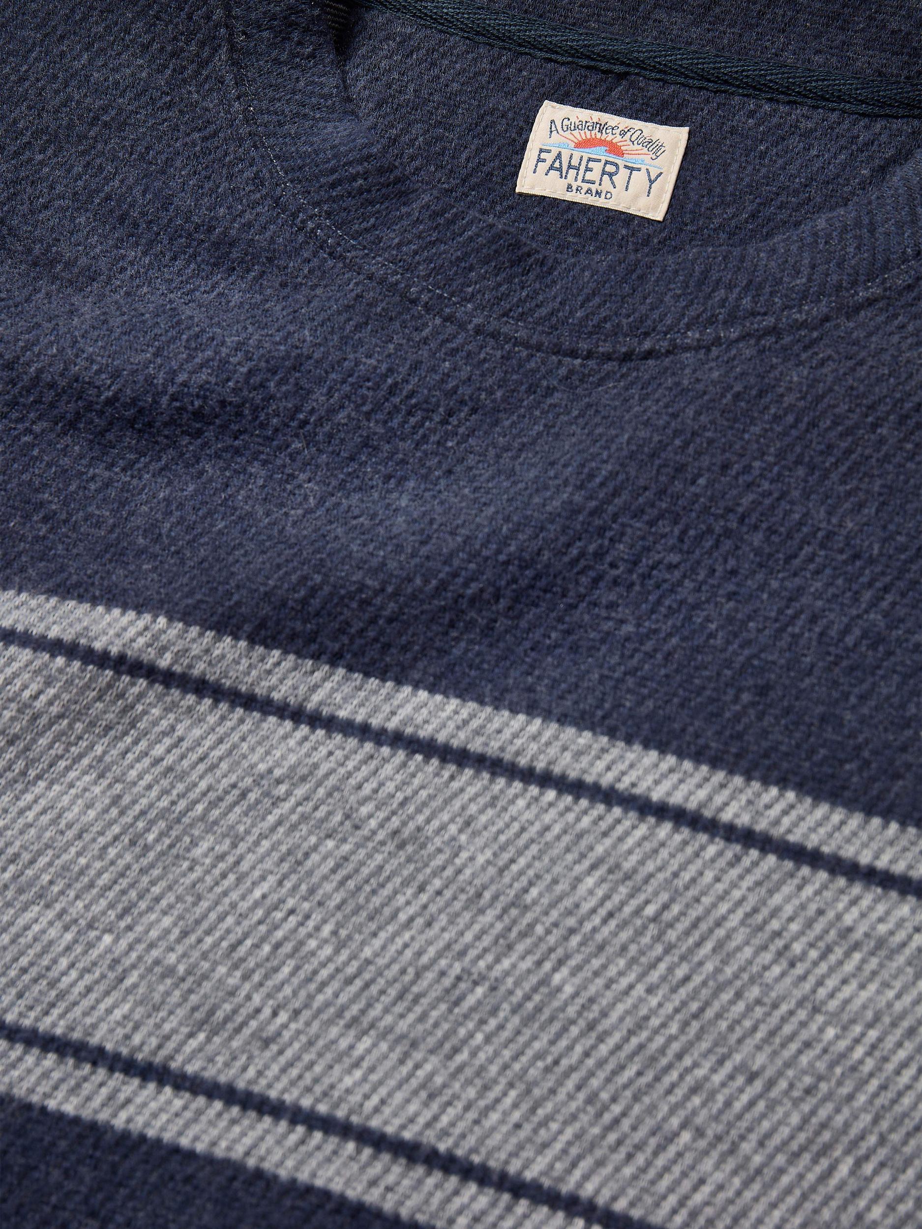 Legend™ Surf Stripe Sweater Crew - Brighton Navy Surf Stripe Male Product Image