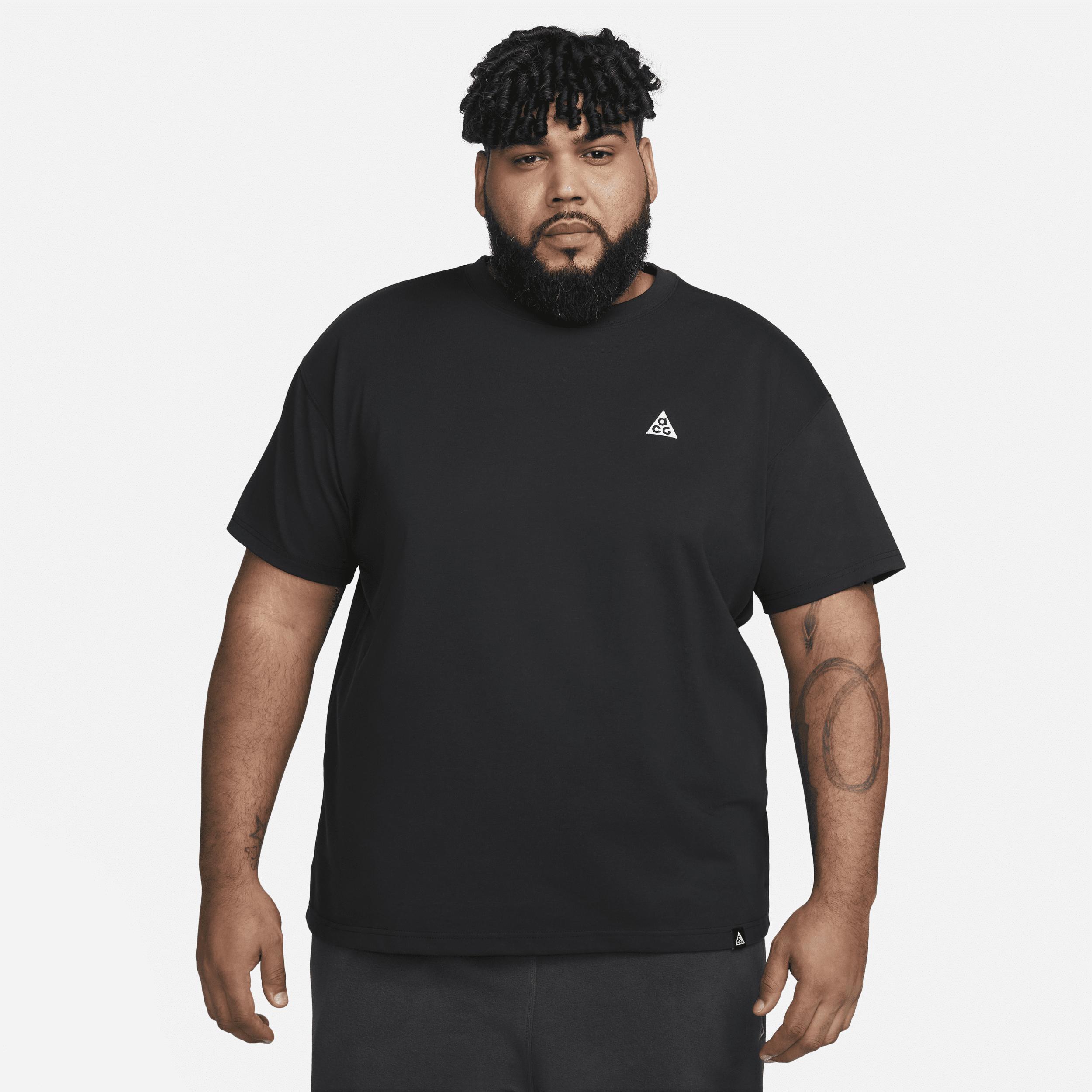 Men's Nike "Just Do It" Logo Tee, Size: Small, Black White Product Image