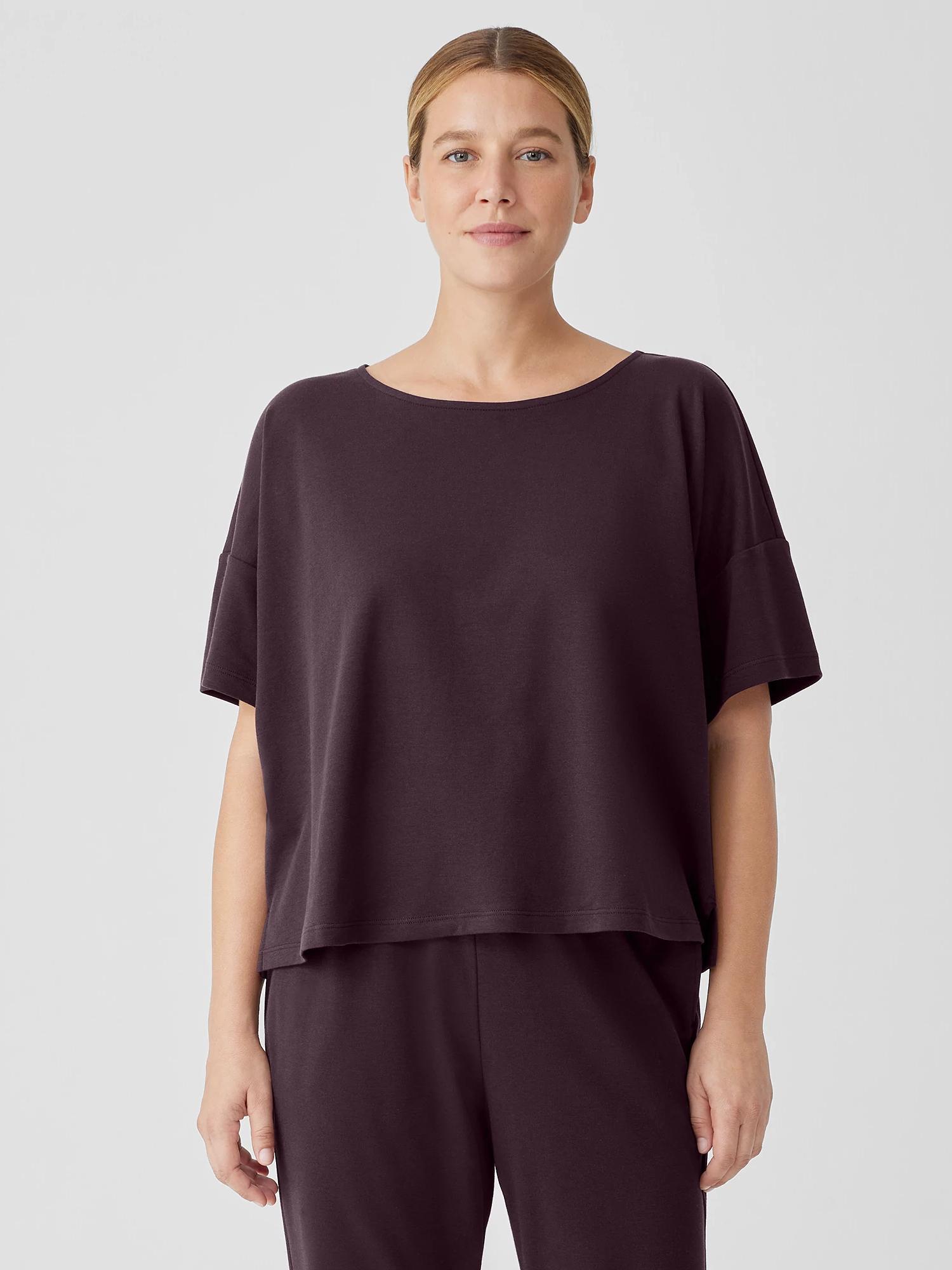 Organic Cotton Interlock Sleep Tee Product Image
