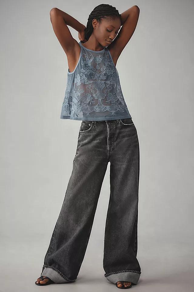 By Anthropologie Mesh Appliqué Tank Product Image