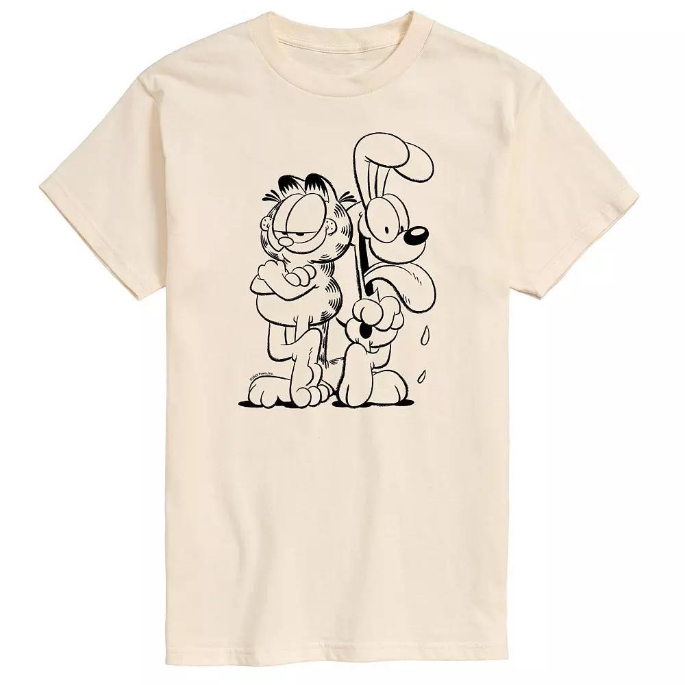 Mens Garfield And Odie Graphic Tee Product Image